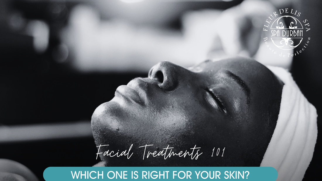 Client receiving a customised facial treatment at Spa Durban for their unique skin type