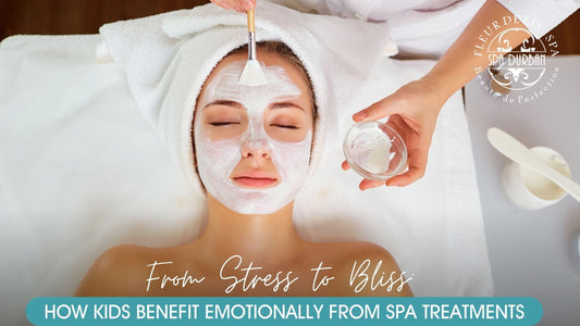 Young Girl enjoying a calming kiddies spa treatment at Spa Durban for emotional wellness