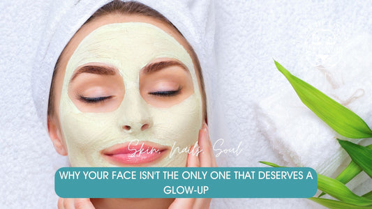 Woman relaxing with a soothing face mask treatment at the best spa in Durban, offering skincare, nails, and soul-restoring spa package