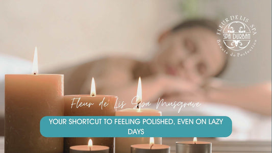Relaxing candles and massage setting at Fleur de Lis Spa Musgrave, creating a calm luxury spa experience for deep relaxation and self-care.