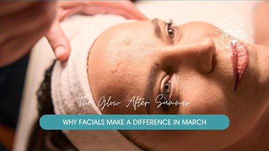 Women receiving Facials treatment restoring skin glow after summer