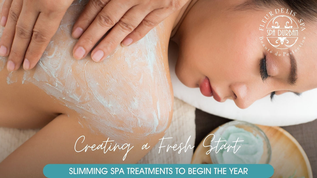 Woman receiving slimming spa treatment at Spa Durban for a fresh new year start