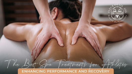 Athlete receiving deep tissue massage as part of recovery-focused spa treatments near me