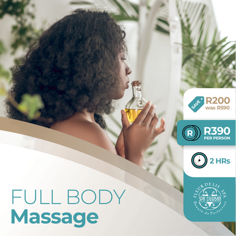 Spa Discount! Get R200 Off a 1h30mins Full Body Massage