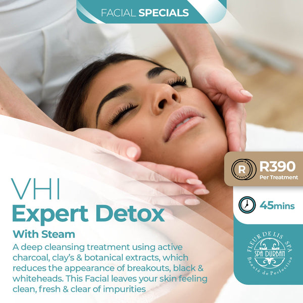 Vhi Expert Detox/ Deep Cleanse Facial with Steam-45mins
