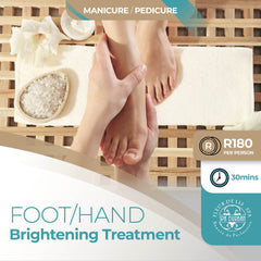 Foot or Hand Brightening Treatment - 30mins