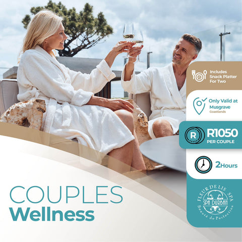 Couples Wellness Package with a Snack Platter – 2 hours