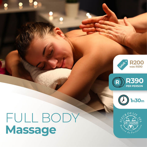 Spa Discount! Get R200 Off a 1h30mins Full Body Massage