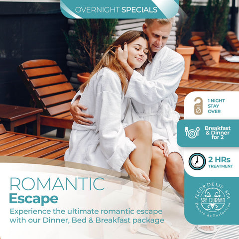 Romantic Escape- Dinner, Bed & Breakfast- 2hours